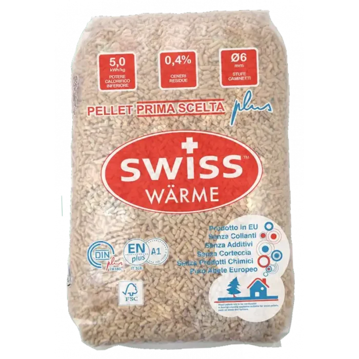 Pellet Swiss Warme - pallet of 70 x 15kg bags